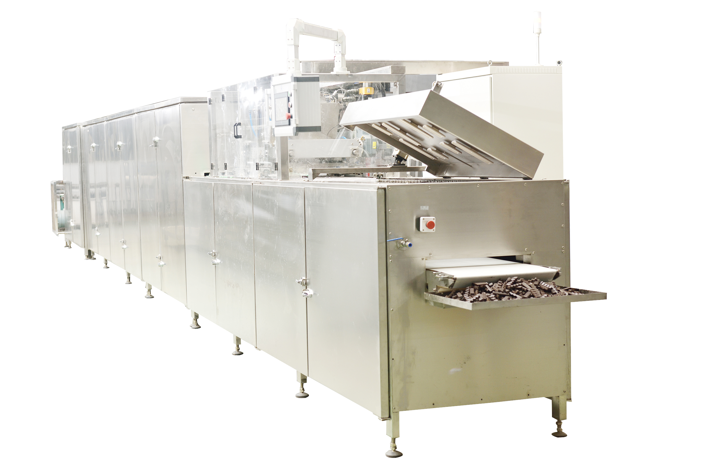 High Quality Chocolate Depositor Line Chocolate Bar Making Machine Chocolate Moulding Line