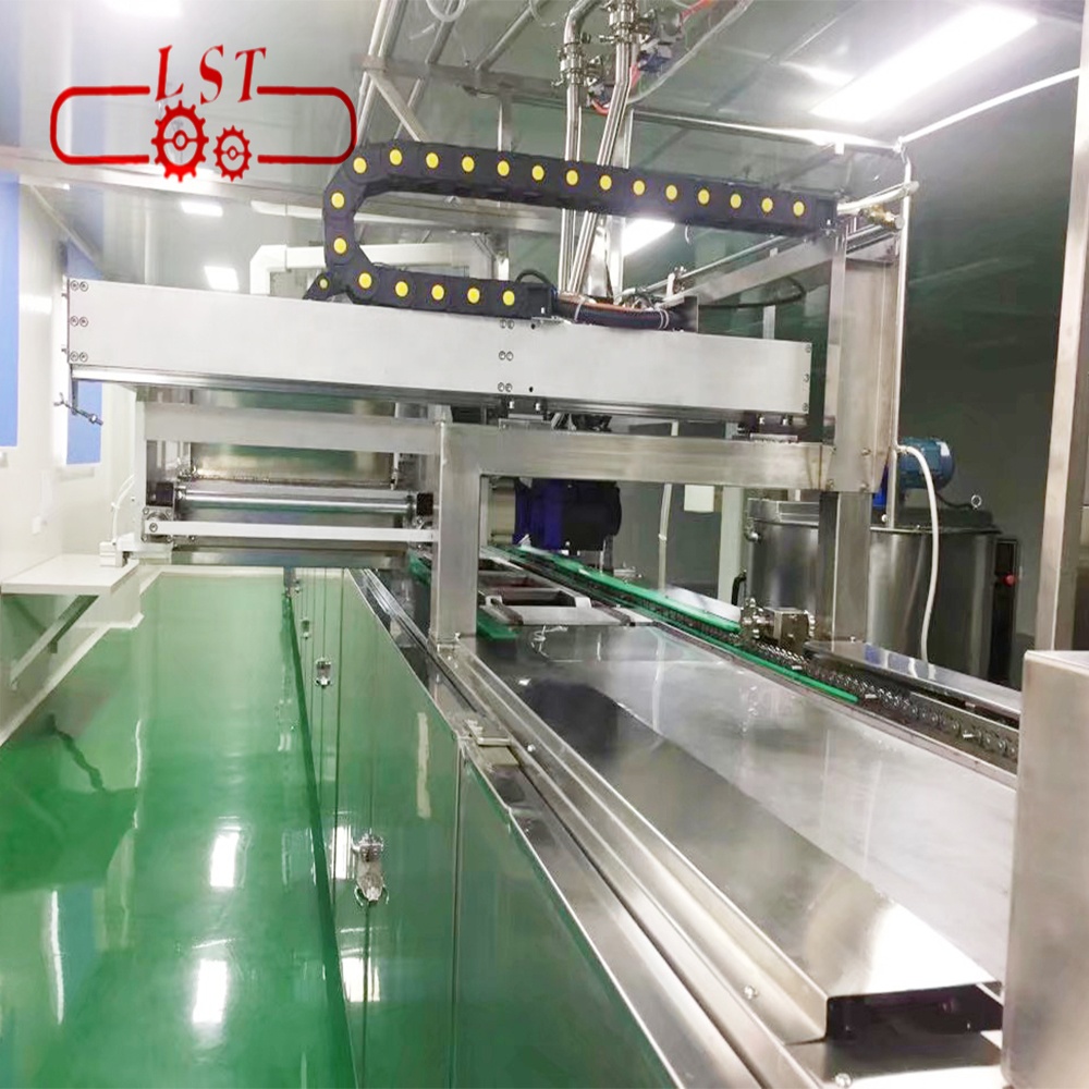 Full automatic chocolate making machine wafer biscuit production line for food factory
