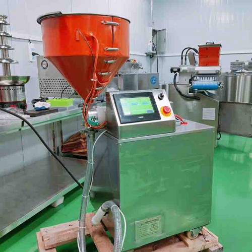 Semi auto single color single head chocolate cream filling machine