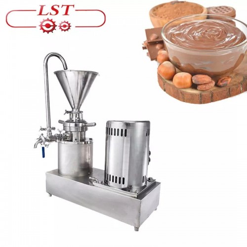 chocolate mass colloid mill peanut butter grinding machine