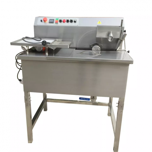 LST línea automática de revestimiento de Chocolate, máquina de oblea de Chocolate, máquina de revestimiento y revestimiento templado, 8/15/30/60kg disponible