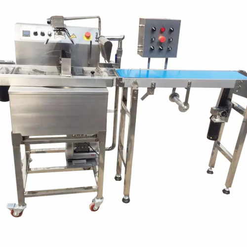 LST Automatic Chocolate Enrobing Line Wafer Chocolate Machine Tempering Coating&Enrobing Machine 8/15/30/60kg available