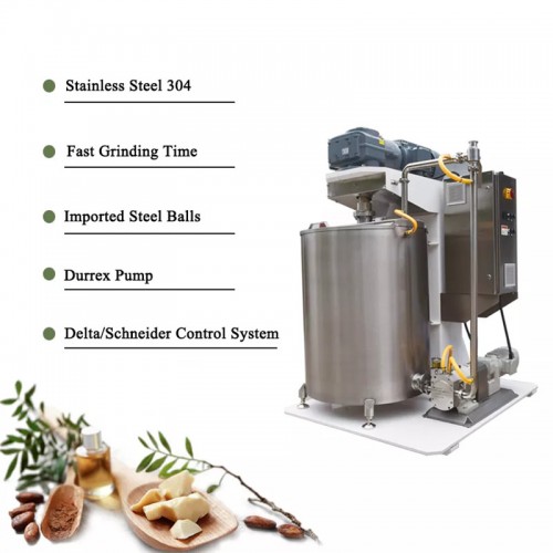 New Design Vertical Chocolate Ball Mill Machine Chocolate Grinder Ball Mill From 150kg-1000kg