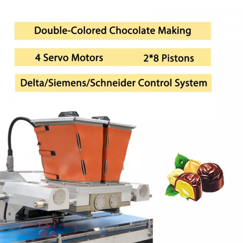 Automatic One Shot Chocolate Making Machine Chocolate Depositor Chocolate Bar Depositing Machine