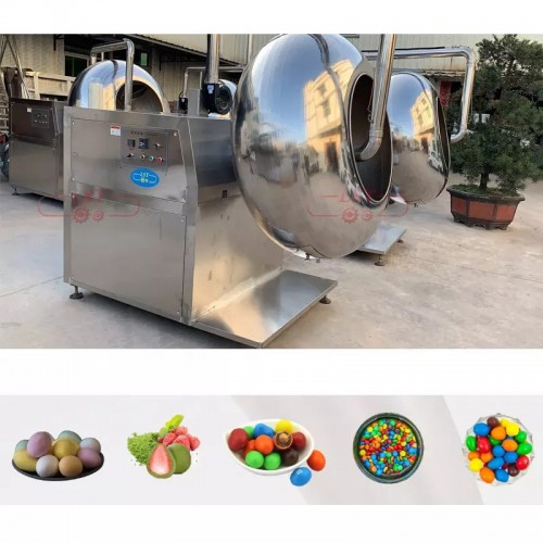 New Small Automatic Chocolate/Sugar/Powder Coating Pan 6kg to 150kg For Nuts/Dry Fruits/Pill