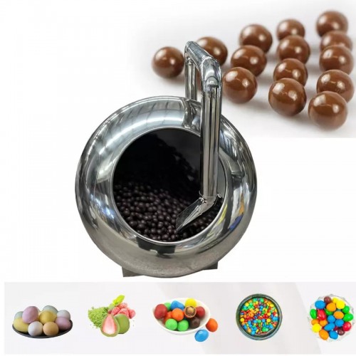 New Small Automatic Chocolate/Sugar/Powder Coating Pan 6kg to 150kg For Nuts/Dry Fruits/Pill