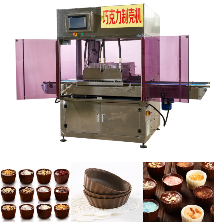 cold press chocolate shell making machine
